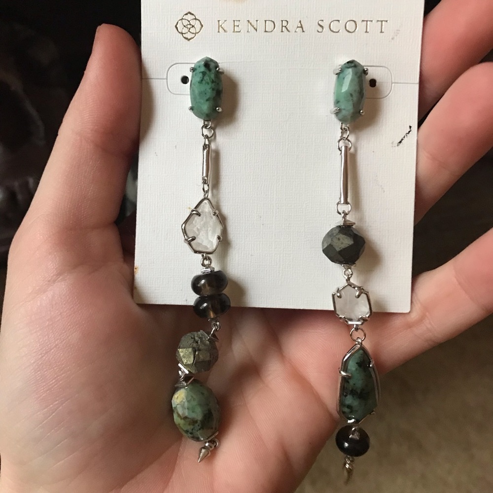 ✨SOLD✨ Cosett Rhodium Turquoise - Picture 3 of 5